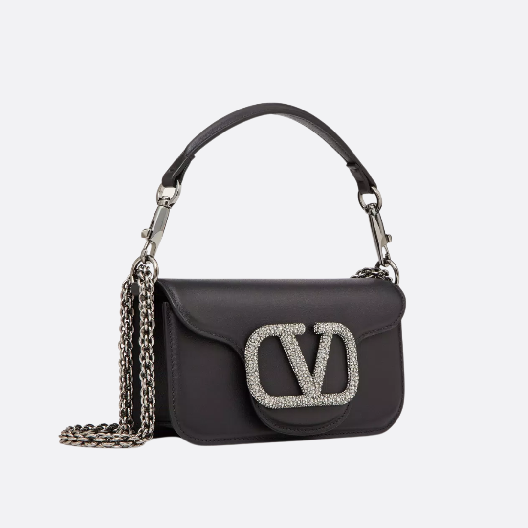 Valentino Garavani Locò Small Shoulder Bag & Jewel Logo