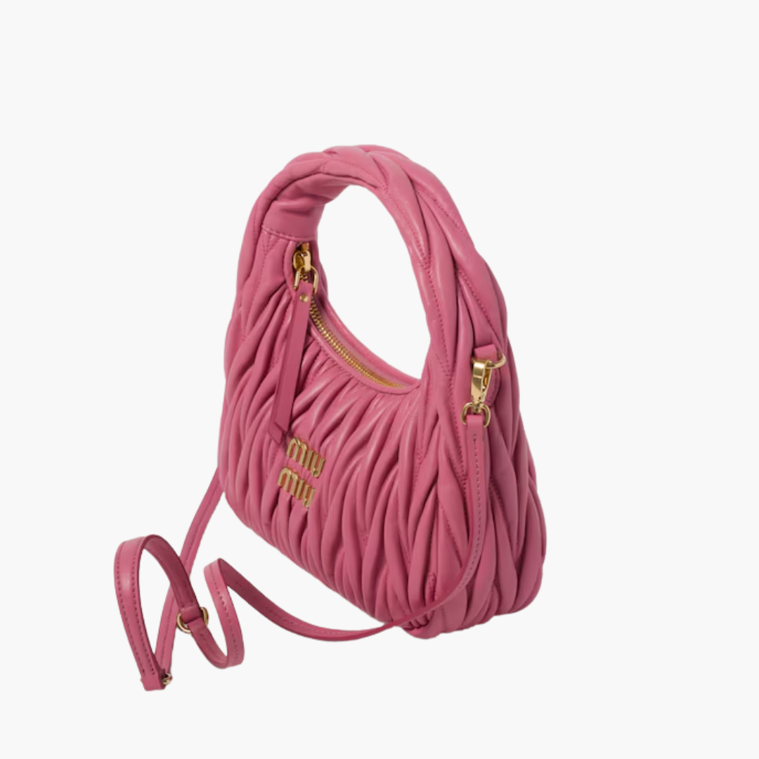 Miu Miu Wander Shoulder Bag In Matelassé Nappa Leather – Exclusive