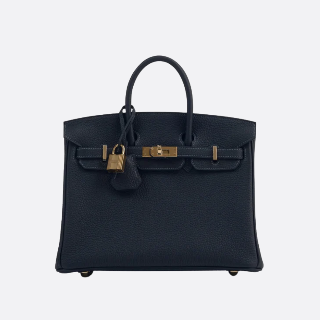 Hermès Birkin 25 Hss Bag In Chalk / Dove Grey Togo Leather – Exclusive