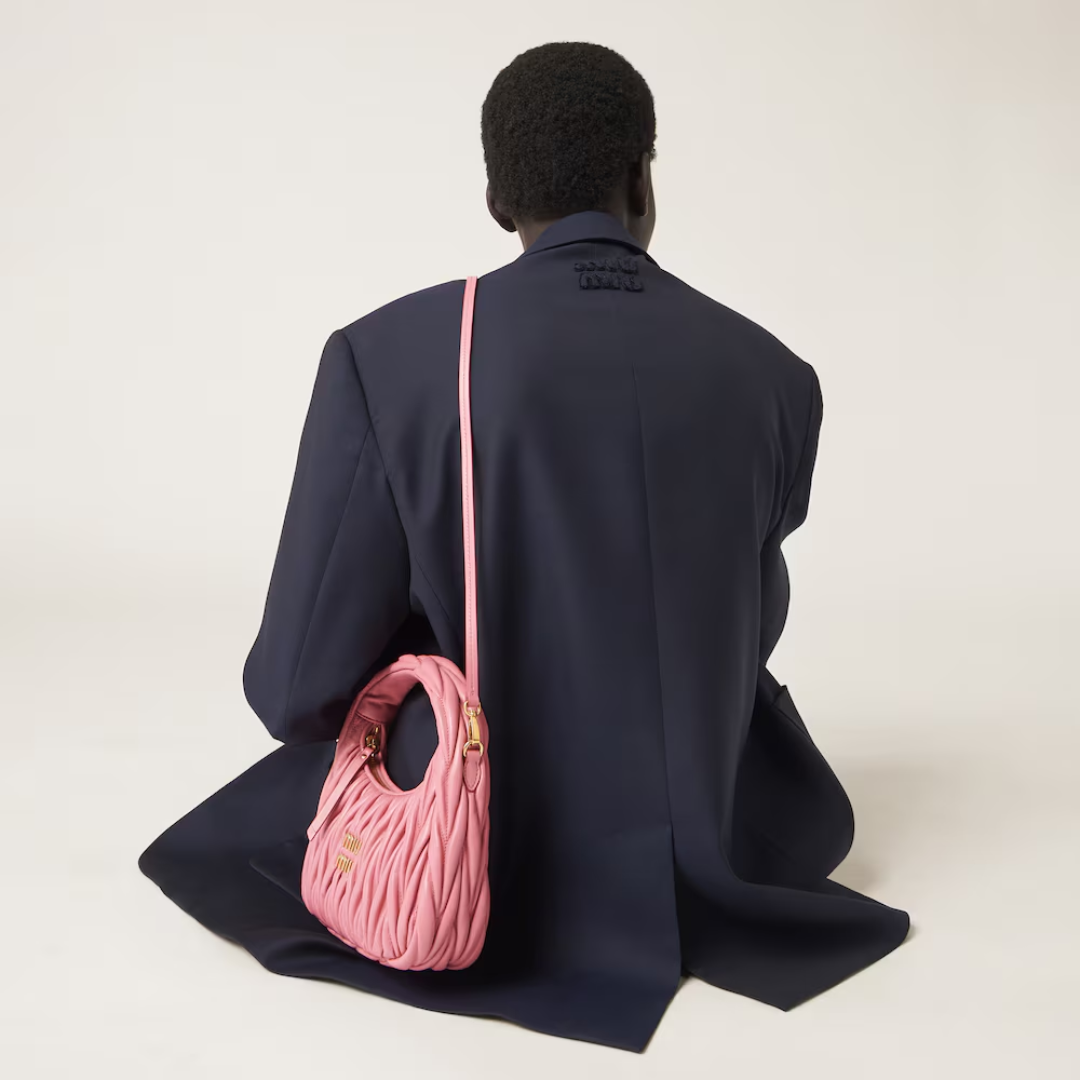 Miu Miu Wander Shoulder Bag In Matelassé Nappa Leather – Exclusive