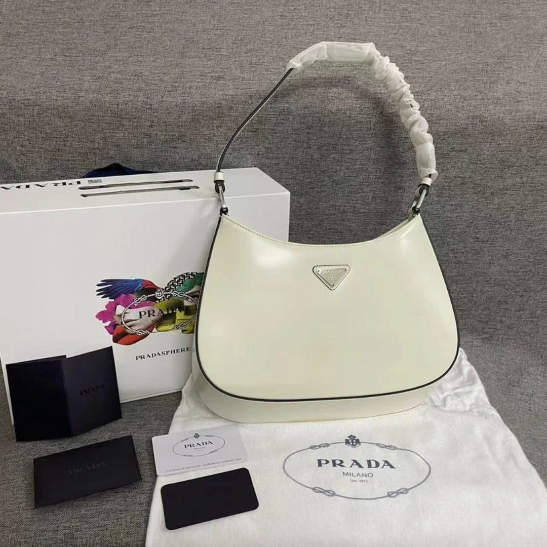 Prada Cleo Shoulder Bag In Brushed Leather – Exclusive