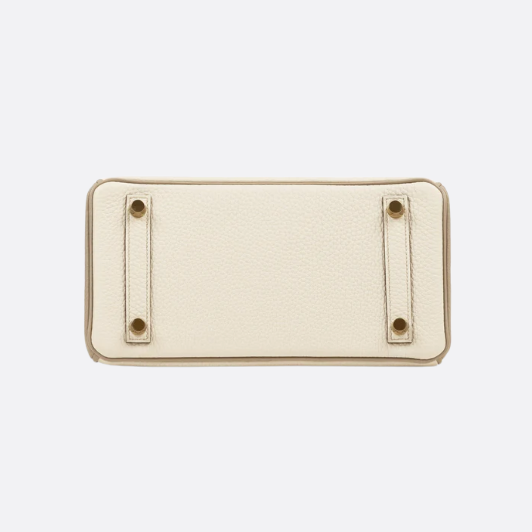 Hermès Birkin 25 Hss Bag In Chalk / Dove Grey Togo Leather – Exclusive