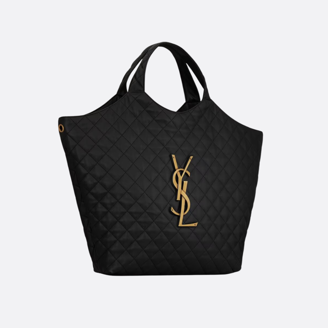 Saint Laurent Icare Handbag In Quilted Lambskin Leather