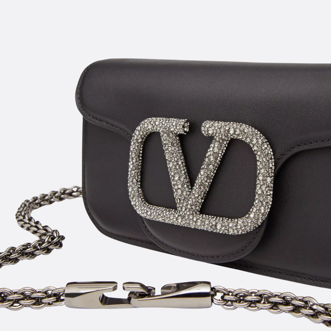 Valentino Garavani Locò Small Shoulder Bag & Jewel Logo