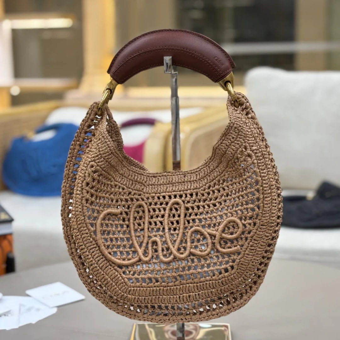 Chloé Summer Raffia Banana Bag – Exclusive