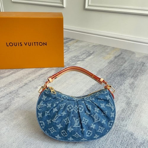 Louis Vuitton Handbag In Monogram Denim – Exclusive