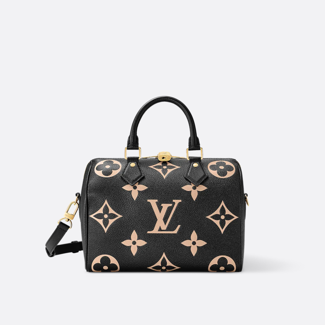 Louis Vuitton Speedy Bandoulière 25 Empreinte Bag Black – Exclusive