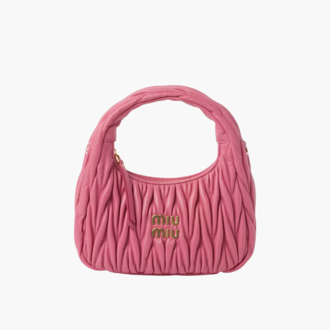 Miu Miu Wander Shoulder Bag In Matelassé Nappa Leather – Exclusive