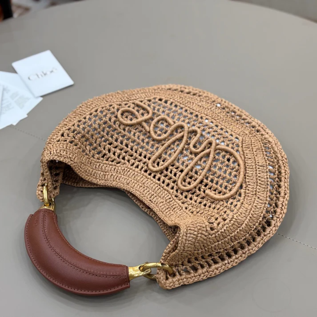 Chloé Summer Raffia Banana Bag – Exclusive