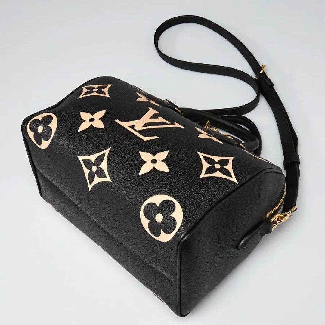 Louis Vuitton Speedy Bandoulière 25 Empreinte Bag Black – Exclusive