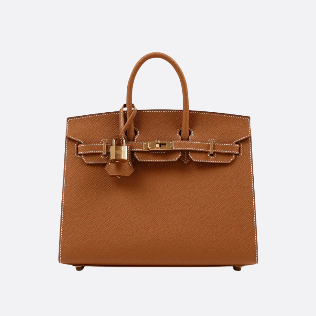 Hermès Birkin 25 Hss Bag In Chalk / Dove Grey Togo Leather – Exclusive