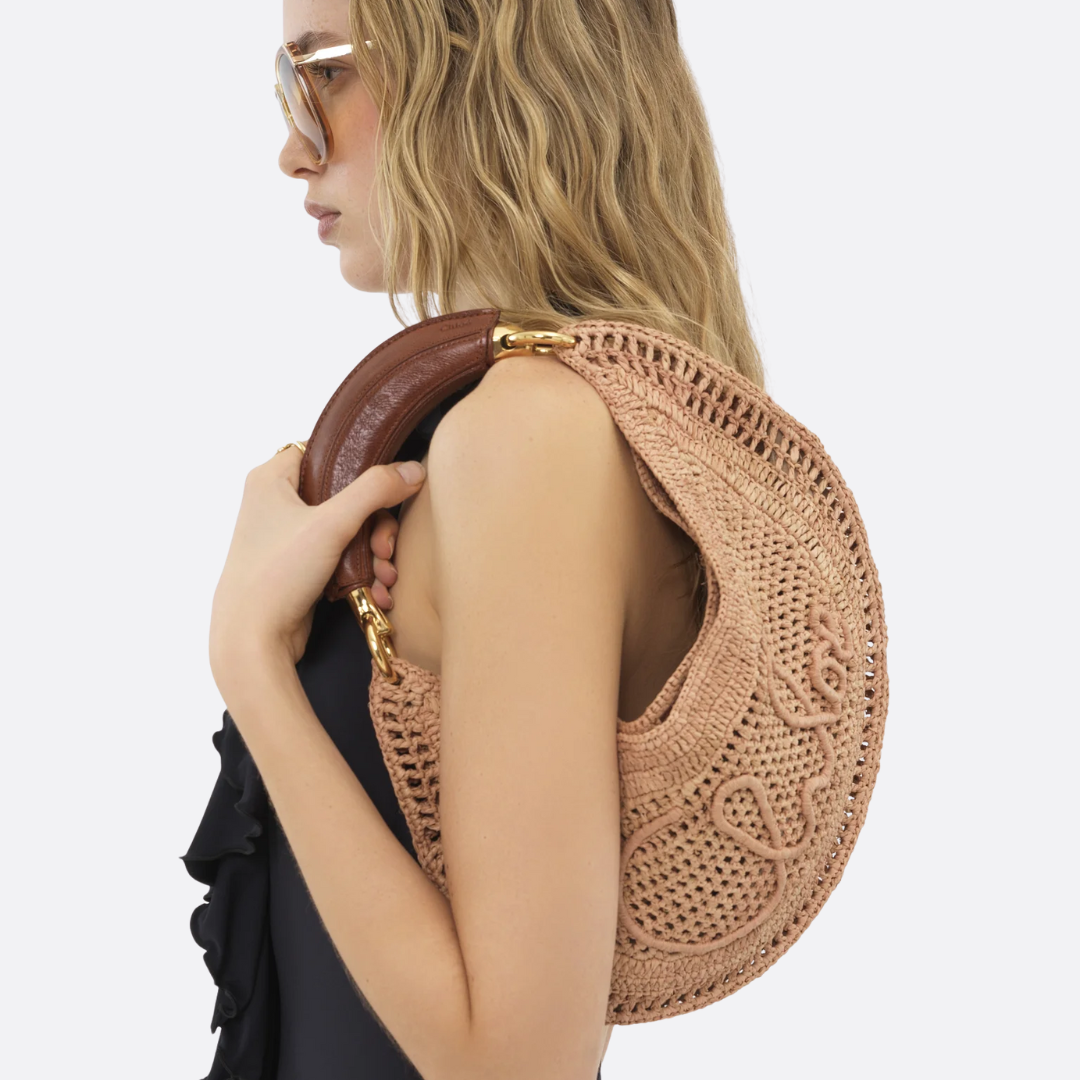Chloé Summer Raffia Banana Bag – Exclusive