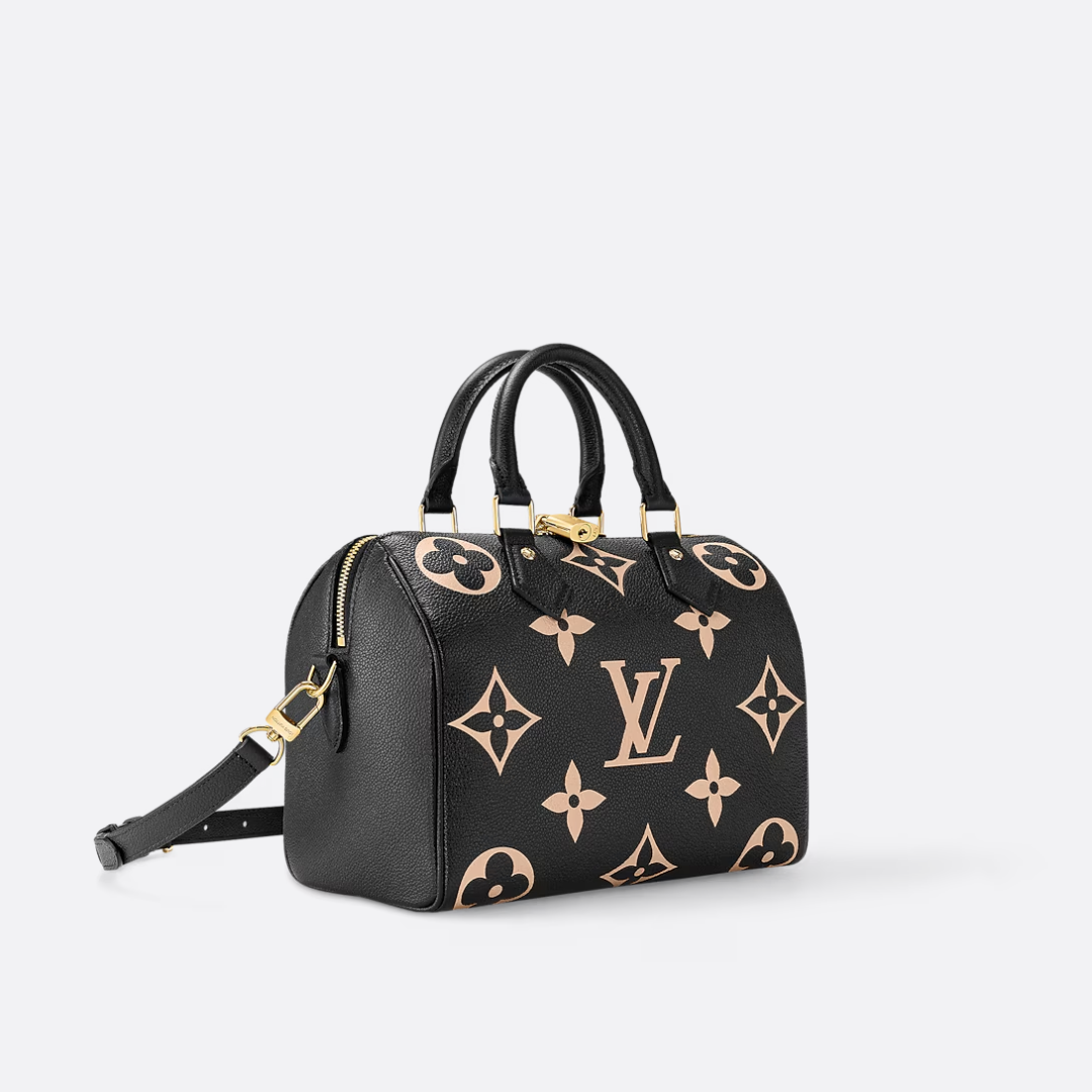 Louis Vuitton Speedy Bandoulière 25 Empreinte Bag Black – Exclusive