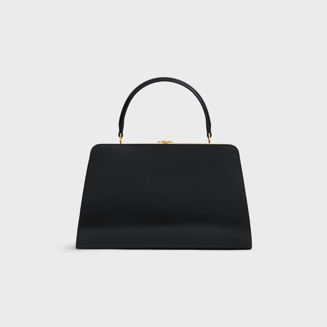Celine Antoinette Bag Crafted In Satin-finished Calf Leather – Medium