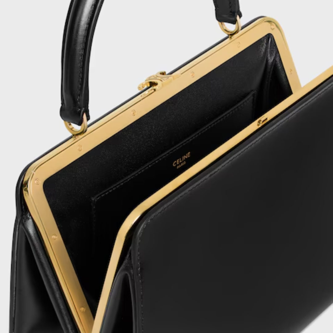 Celine Antoinette Bag Crafted In Satin-finished Calf Leather – Medium