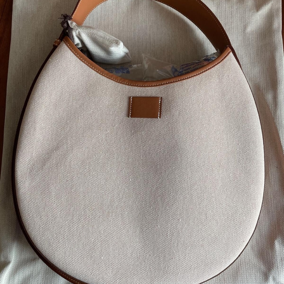 Small Saddle Bag In Fabric & Leather From Hermès