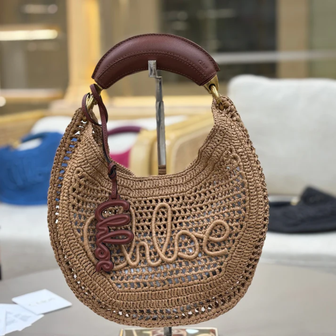 Chloé Summer Raffia Banana Bag – Exclusive