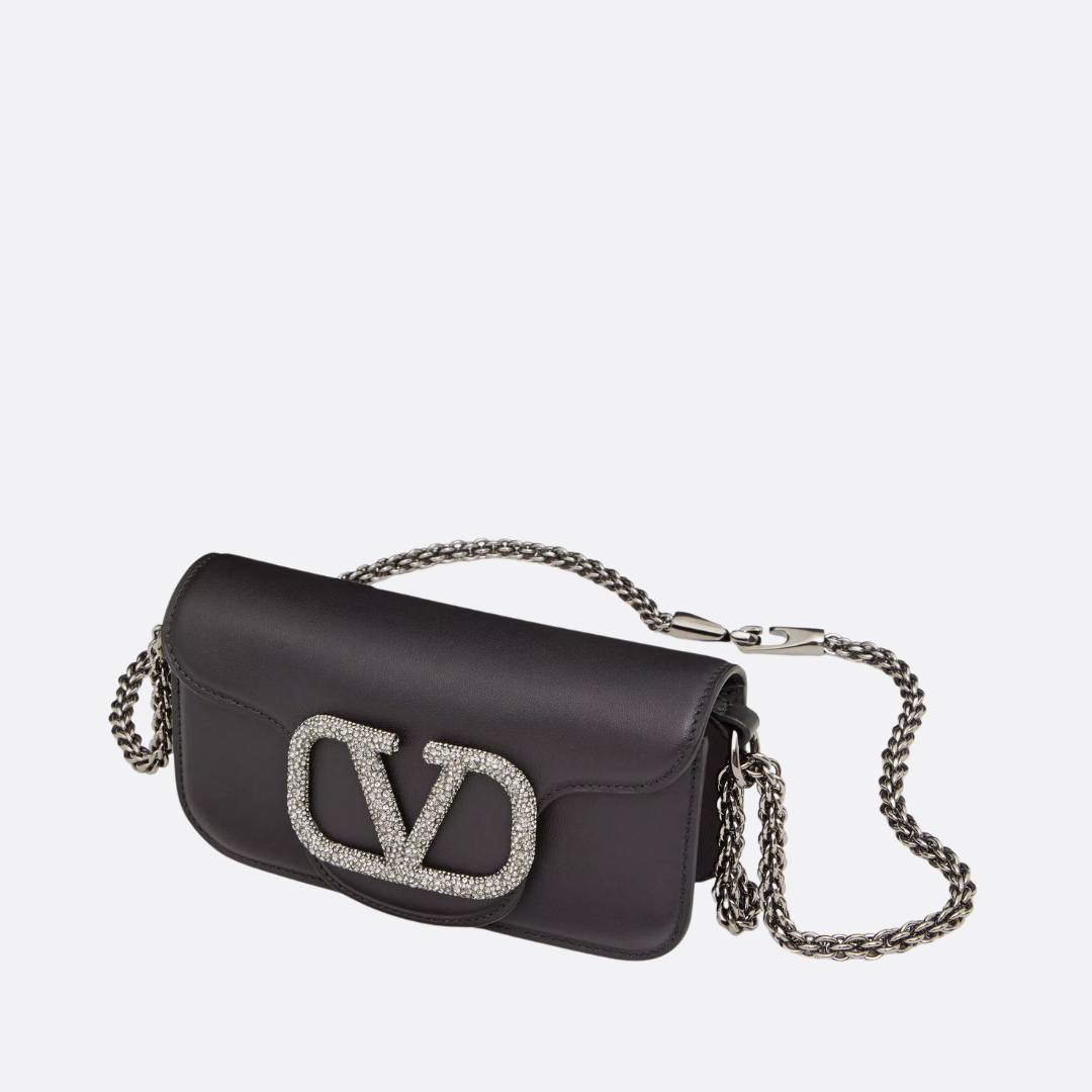 Valentino Garavani Locò Small Shoulder Bag & Jewel Logo