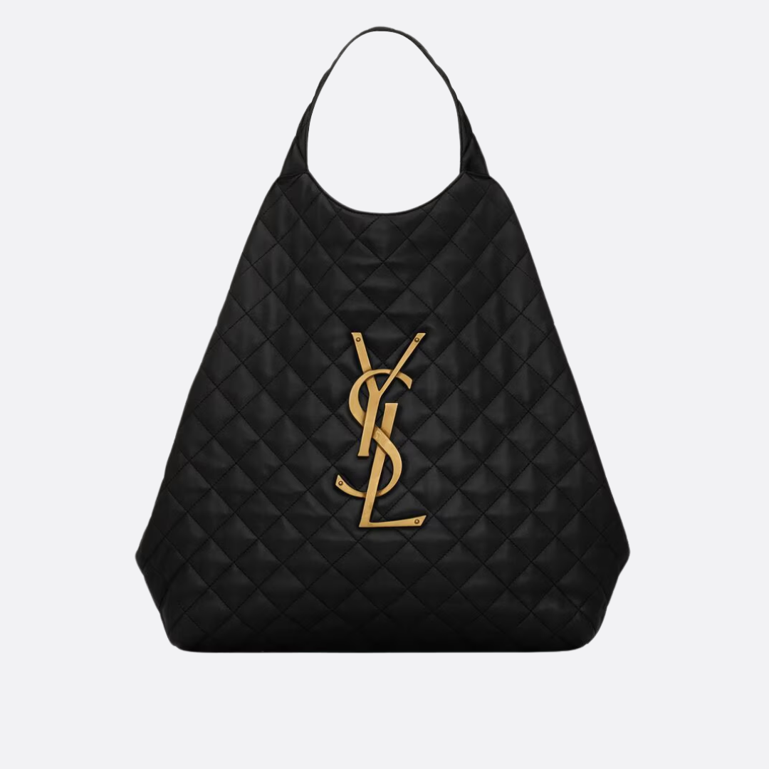 Saint Laurent Icare Handbag In Quilted Lambskin Leather