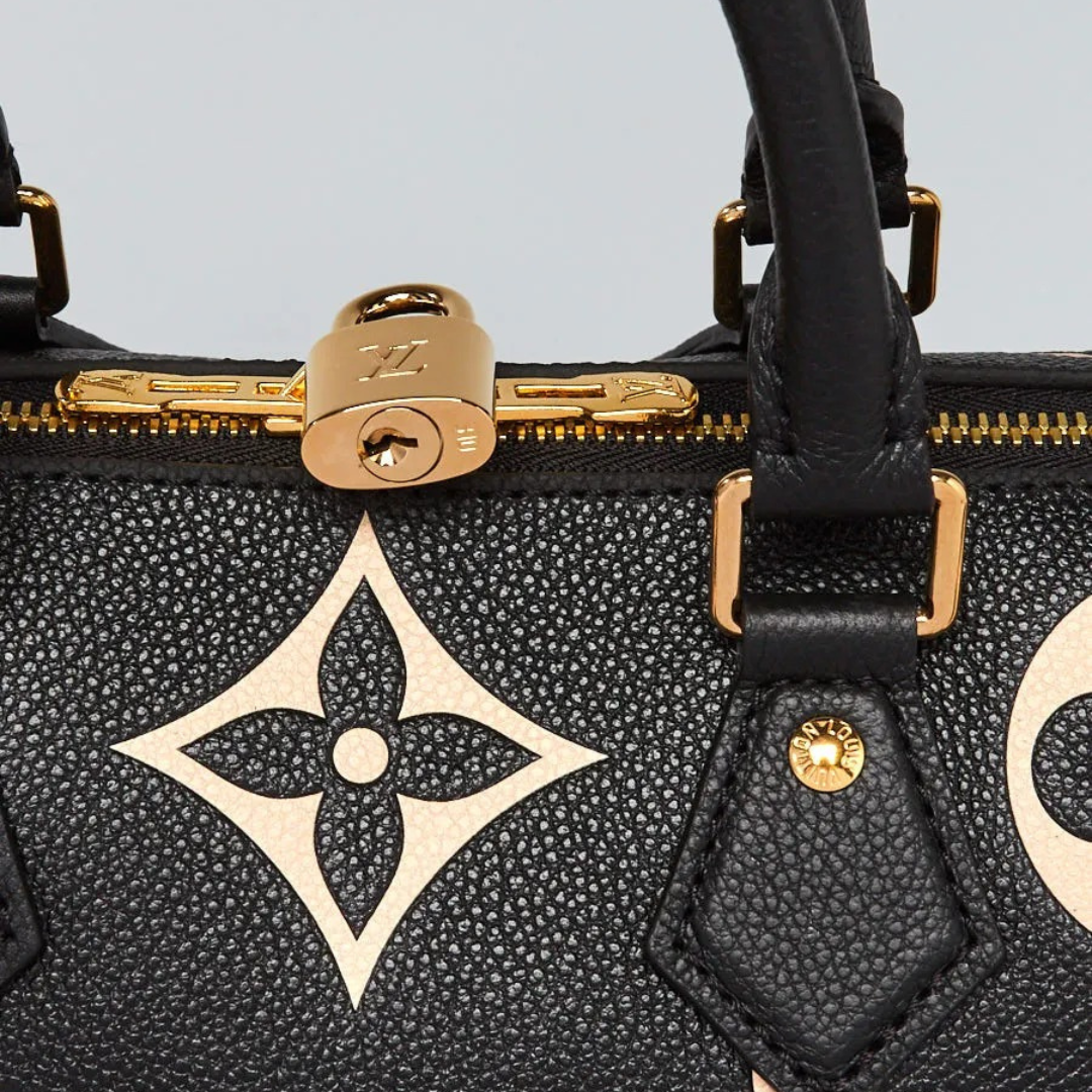 Louis Vuitton Speedy Bandoulière 25 Empreinte Bag Black – Exclusive