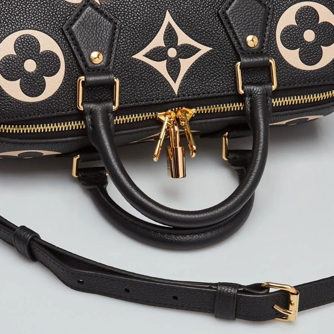 Louis Vuitton Speedy Bandoulière 25 Empreinte Bag Black – Exclusive