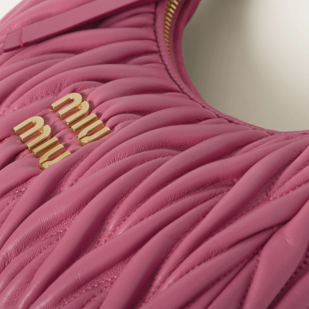 Miu Miu Wander Shoulder Bag In Matelassé Nappa Leather – Exclusive