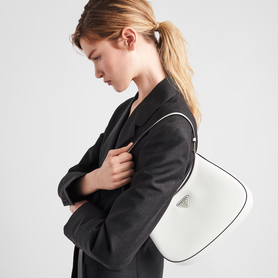 Prada Cleo Shoulder Bag In Brushed Leather – Exclusive