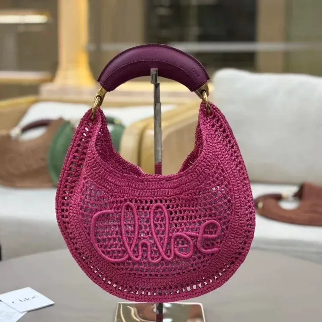 Chloé Summer Raffia Banana Bag – Exclusive