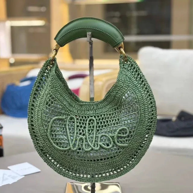 Chloé Summer Raffia Banana Bag – Exclusive
