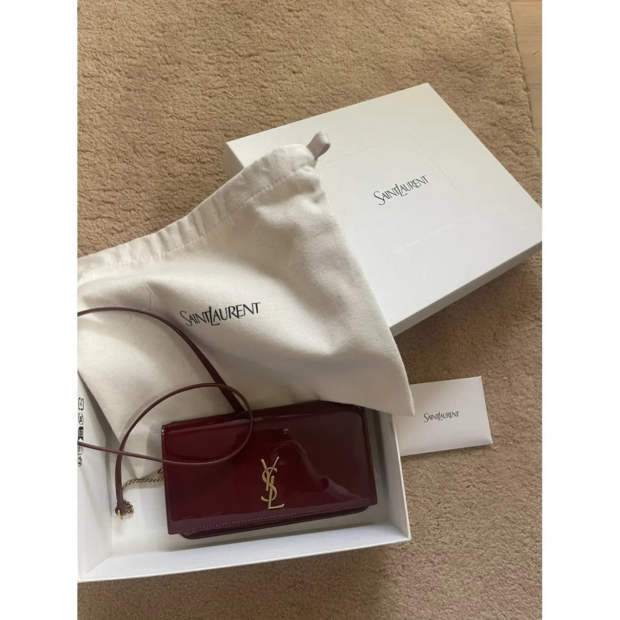Saint Laurent Kate Small Shoulder Bag In Patent Leather – Exclusive