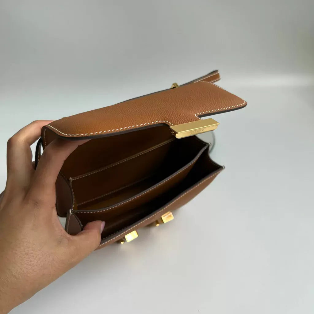 Hermès Constance 18 Handbag In Epsom Calf-skin Leather