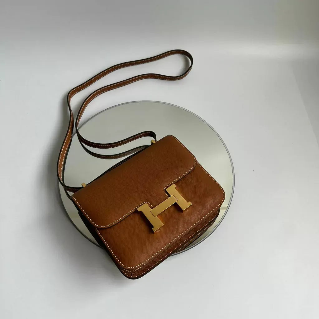 Hermès Constance 18 Handbag In Epsom Calf-skin Leather
