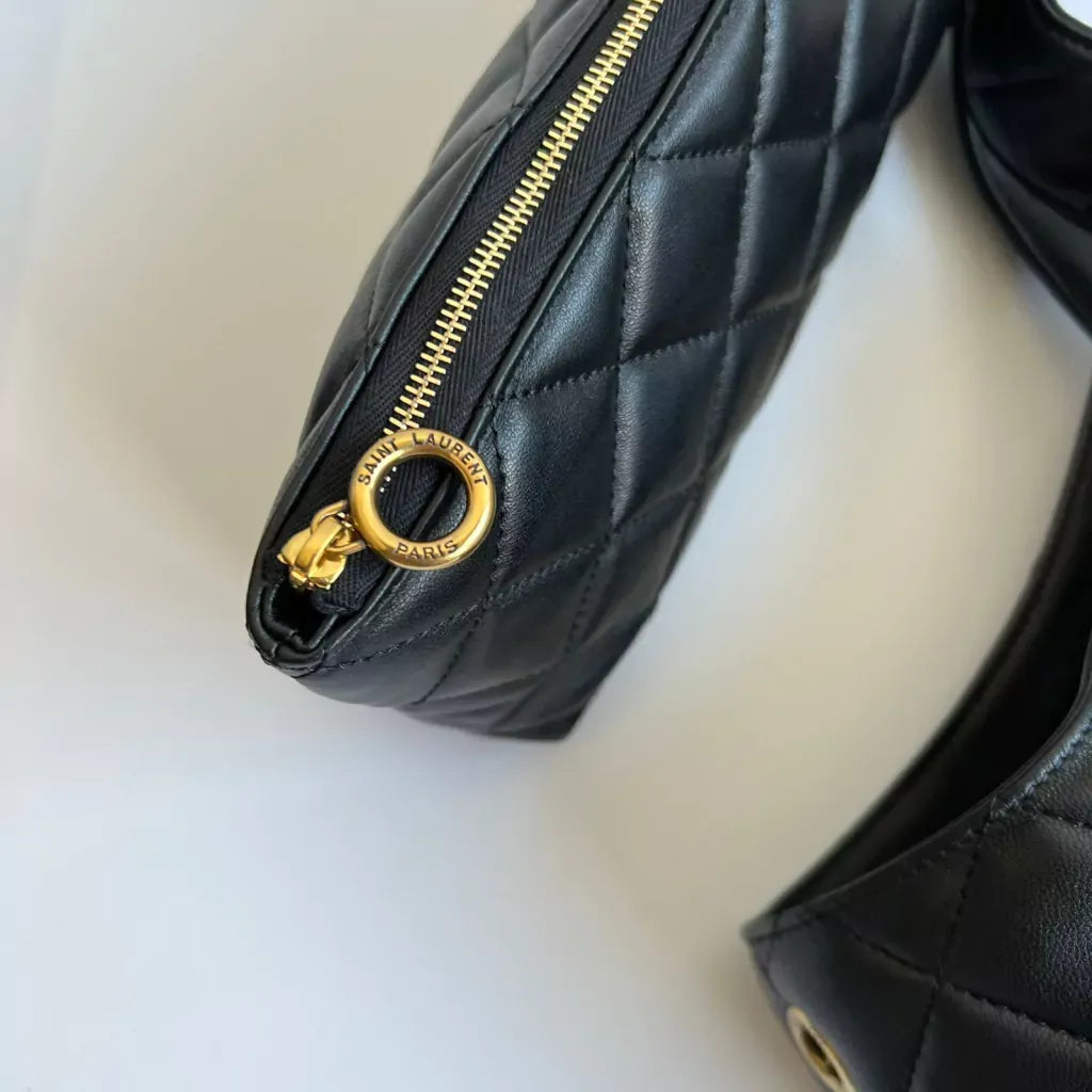 Saint Laurent Icare Handbag In Quilted Lambskin Leather