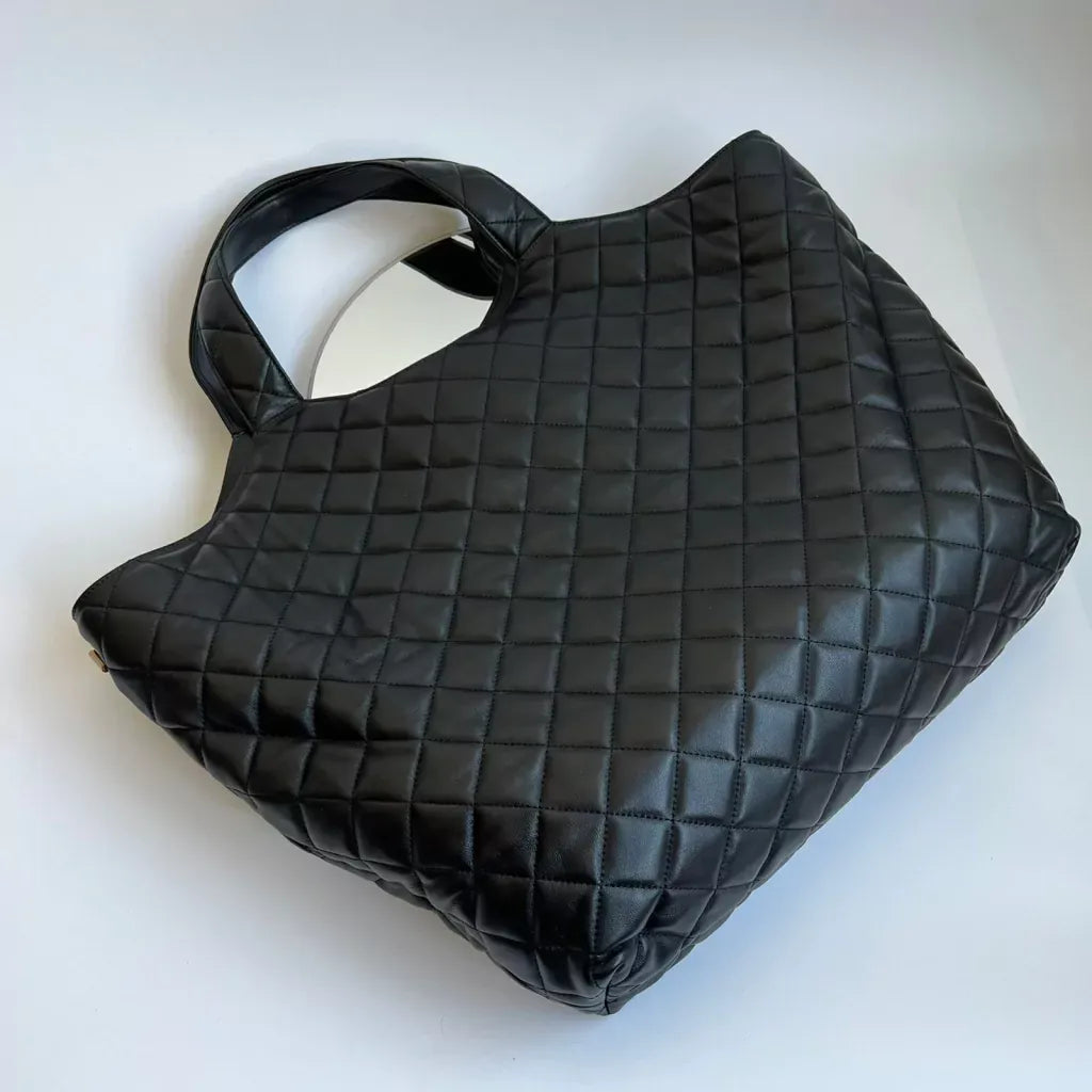 Saint Laurent Icare Handbag In Quilted Lambskin Leather