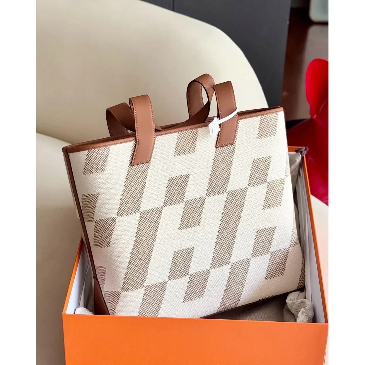 Slanted H Shopping Tote 40 By Hermès – Exclusive